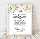 Unplugged Wedding Print - Hypolita Co.