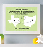 Grandparent Map Print - Hypolita Co.